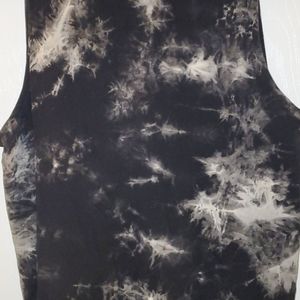 Tie Dye High Low Sleeveless Shirt